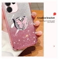 thumbnail image 3 of Glitter Cover Compatible with Samsung Galaxy S24 Ultra Case Butterfly Kickstand Case for Samsung S24 Ultra Soft TPU Electroplated Bling Shockproof Shell for Women Girls Cover for Galaxy S, 3 of 7