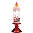 thumbnail image 7 of Christmas Exquisite Flameless Candles Liquid-Filled with Christmas Theme Figurine Inside Transparent LED Electric Candles Warm Glow Handheld & Portable Battery Operated Winter Home Decor for Holidays, 7 of 7
