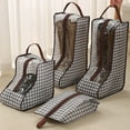 thumbnail image 1 of Fiudx Bolsa para Guardar Zapatos, Diseño Transparente, Protege Botas y Zapatos, Portátil y de Fácil Acceso, Organiza El Calzado de Temporada, Varios Tamaños Disponibles: 40 X 20 Cm (Corto) y 48 X 28, 1 of 4