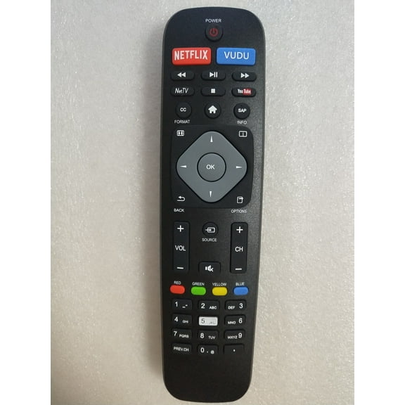 Fast-Shipping TV Remote Control for Philips TV 24PFL3603 65PFL5922/F7 ...