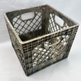thumbnail image 4 of MIRAMAR Milk Crate, Stackable Plastic Storage Bin with Handles, 16 Qt, Camo, 2 Pack, 4 of 7