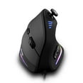 thumbnail image 4 of Zelotes C-18 Vertical Wired Gaming 11 Programmable Buttons Adjustable 10000DPI Engine RGB Belt 128KB On-board Memory Black, 4 of 7