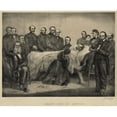 thumbnail image 2 of Military Commanders And Cabinet Members Witness Abraham Lincolns Death On April 15 History (36 x 24), 2 of 2