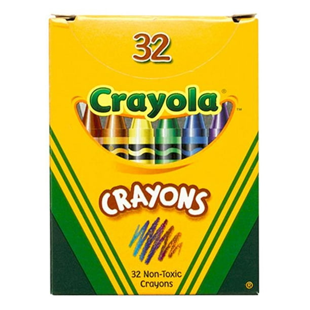 Crayola Llc Anciennement Binney & Smith BIN520322 Craies de Cire Crayola Boîte de 32Ct