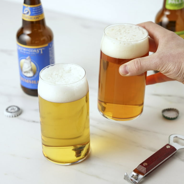 Beer Can Pint Glasses, Set of 4 by True, Pack of 1 - Harris Teeter