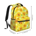 thumbnail image 3 of KLL Sunflowers2 Print Casual Backpack for Men Women,Travel Casual Backpack Outdoor Activities Bag Daypack for Travel Hiking Shopping Daily, 3 of 5