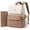Beige Khaki, variant on LOVEVOOK Diaper Bag Backpack, Baby Travel Bags for Boys & Girl, Toddler Waterproof Diaper Bag w/Changing Pad (Beige khaki, 15.6''-Small)
