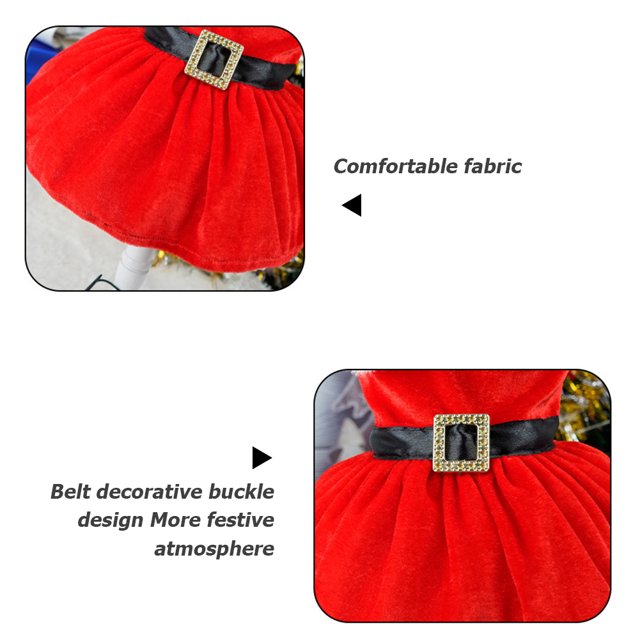 Disfraz navideño para gato, suéter que no se desvanece, vestido cálido para gato, suministros para mascotas (cinturón XL) Ndcxsfigh Para estrenar