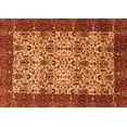 thumbnail image 1 of Ahgly Company Indoor Rectangle Abstract Orange Modern Area Rugs, 2' x 3', 1 of 4