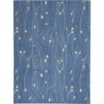 thumbnail image 3 of Nourison Grafix Transitional Botanical Light Blue 5'3" x 7'3" Area Rug, (5' x 7'), 3 of 8