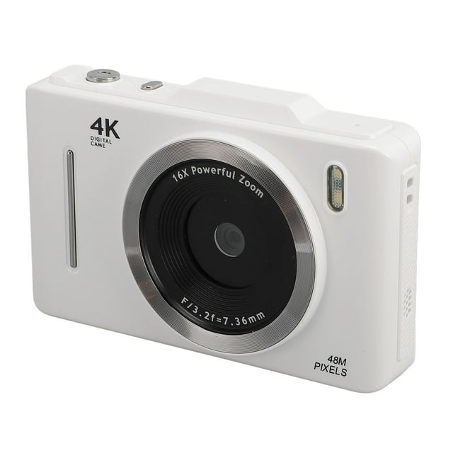 Cámara 4K Vlogging, Cámara Digital Portátil de 48MP Autococutamiento 1080p FHD para adolescentes para actividad de Vije
