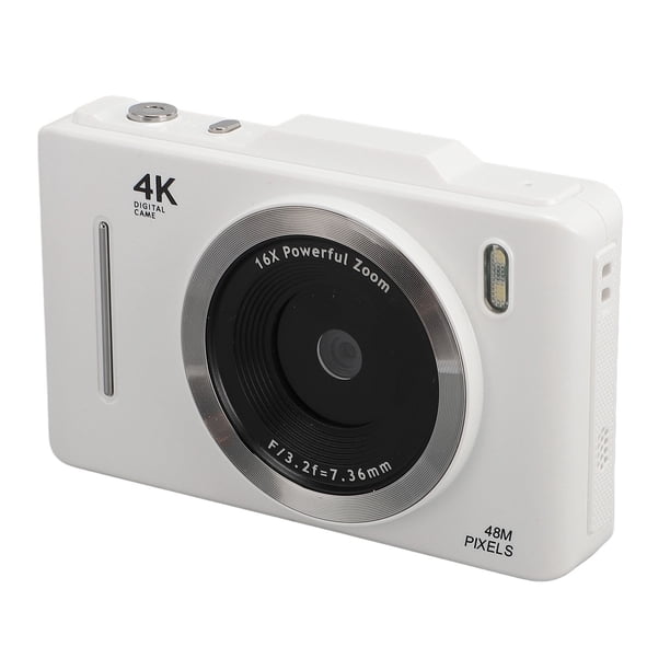 Cámara 4K Vlogging, Cámara Digital Portátil de 48MP Autococutamiento 1080p FHD para adolescentes para actividad de Vije