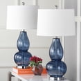 thumbnail image 3 of SAFAVIEH Mercurio Double Gourd Lamp (Set of 2) | Blue |, 3 of 7
