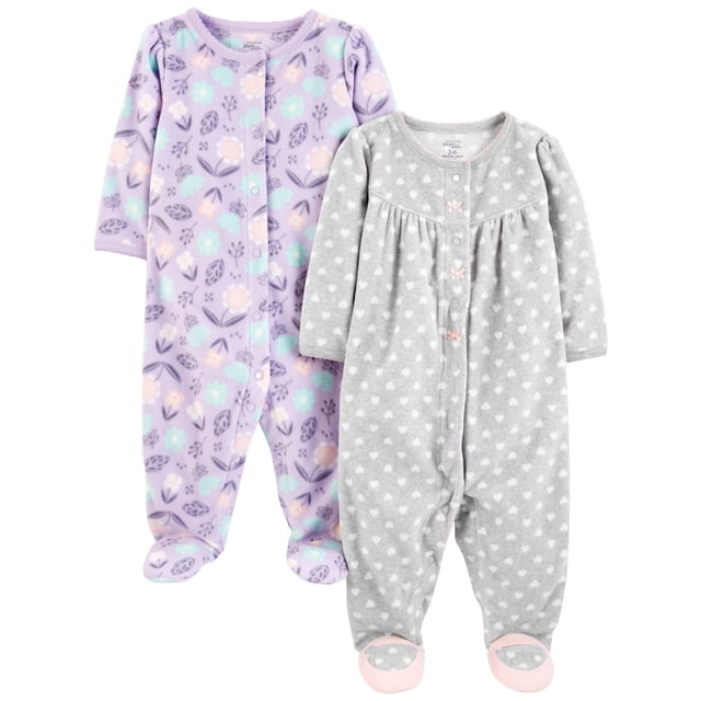 Sleep and Play Simple Joys de Carter's Baby Girls de 3 a 6 meses