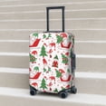 thumbnail image 4 of Cauagu Gnomes Merry Christmas Print Travel Luggage Cover,Travel Dust-proof Suitcase Cover Softside Suitcase Protector for 18-32inch,Not Included Suitcase, 4 of 8
