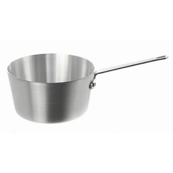 HUBERT® 1 1/2 qt Tapered Aluminum Sauce Pan - 12 1/5"L x 6 1/10"W x 4 1/10"H