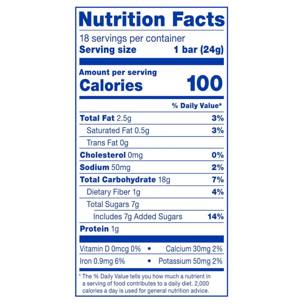 KR Cookies & Créme Chewy Granola Bars 18 ct / 0.84 oz - Pack of 2