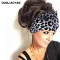 thumbnail image 5 of 2025 new women's wide headband, 4-piece bohemian style headband, sports headscarf, large sports elastic anti slip large headband, 5 of 13