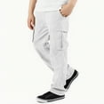 thumbnail image 7 of LIJCC Boys Sports Y2k High Waisted Straight Leg Relaxed Fit Cargo Pants Stretch Elastic Waist School Long Pant Twill Joggers for Kids Spring Fall Streetwear, 7 of 7
