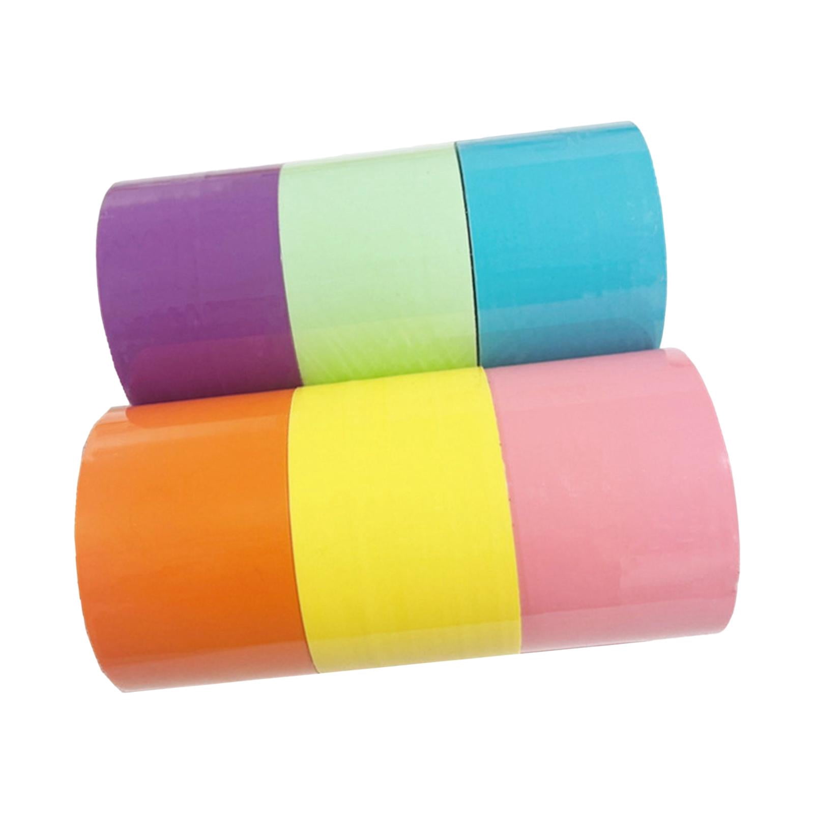 6 Pieces Sticky Ball Tapes DIY Sticky Tape Toy Rainbow Colors Toys for Party