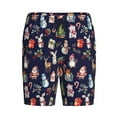thumbnail image 7 of JUNZAN Christmas Critters Delight Pattern Sleep Pajama Shorts for Men,Men's Pajama Bottoms,Sleepwear,Pj Shorts, 7 of 7