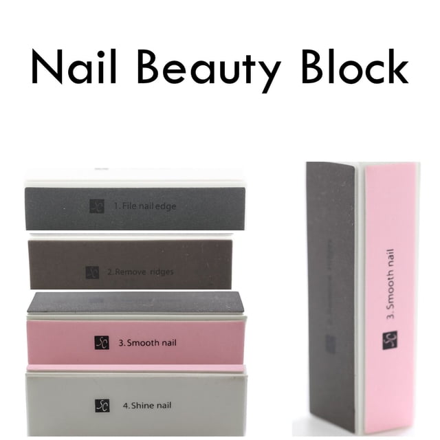 Ontel Nail Buffer Block 4-in-1 Nail Beauty Solution - 10 Pack Ontel 62225