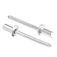 thumbnail image 1 of Unique Bargains 4mm x 10mm 304 Rivets Aveugles en Acier Inoxydable 100 Pack, 1 of 4
