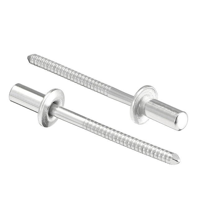 Unique Bargains 4mm x 10mm 304 Rivets Aveugles en Acier Inoxydable 100 Pack