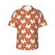 thumbnail image 1 of Balery Christmas Snowflake Dog Camisas hawaianas de manga corta para hombre, camisas playeras de corte holgado, camisas de vacaciones con botones,Large, 1 of 7