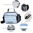 thumbnail image 4 of ALAZA Stripes Tie Dye Lunch Box Insulated Cooler Bag Reusable Tote Bags Shoulder Strap, 4 of 7