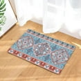 thumbnail image 3 of Mandala Kitchen Entrance Door Mat Coral Flannel Carpet Colorful Datura Indoor Floor Mats Non-Anti-Slip Rug, 3 of 6