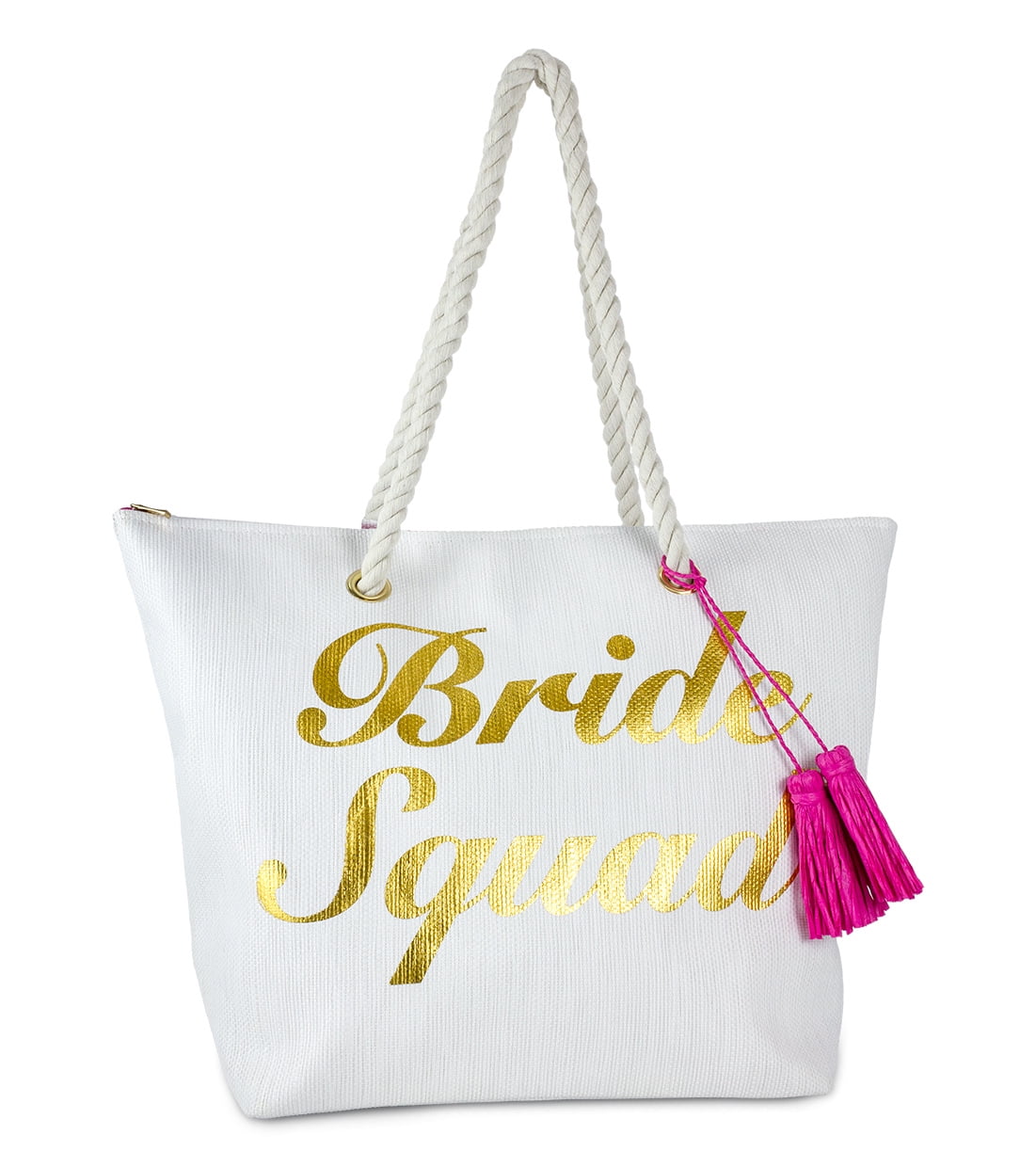 bride straw beach bag