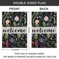 thumbnail image 4 of Spring Summer Multicolored Flower Leaves Garden Flag 12.5x18 Inch Double Side for Outdoor Courtyard Garden Decor Flowers Welcome Holiday Flag for Outside Decoration, 4 of 4
