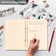 thumbnail image 4 of FORMRS 1-Subject Spiral Notebook 8" x 5" College Ruled 60 Refillable Sheet A5 Hard Cover, 2 Pack, Cartoon Blue Houses, 4 of 7