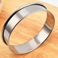 thumbnail image 5 of 4 Inch Muffin Rings Crumpet Rings, 8Pcs Stainless Steel Molds Double Rolled Tart Round Ring, 5 of 7