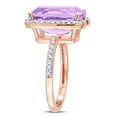 thumbnail image 3 of Everly Women's Amethyst and Topaz Rose Gold Plated Ring, 3 of 8