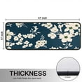 thumbnail image 5 of Kitchen Rugs Sets Of 2,Pioneer Flower Floral Print Pattern Anti Fatigue Kitchen Mat Rugs Non Slip Washable,Decorative Kitchen Floor Mats for Kitchen,Sink,Laundry,17"x47"+17"x47", 5 of 5