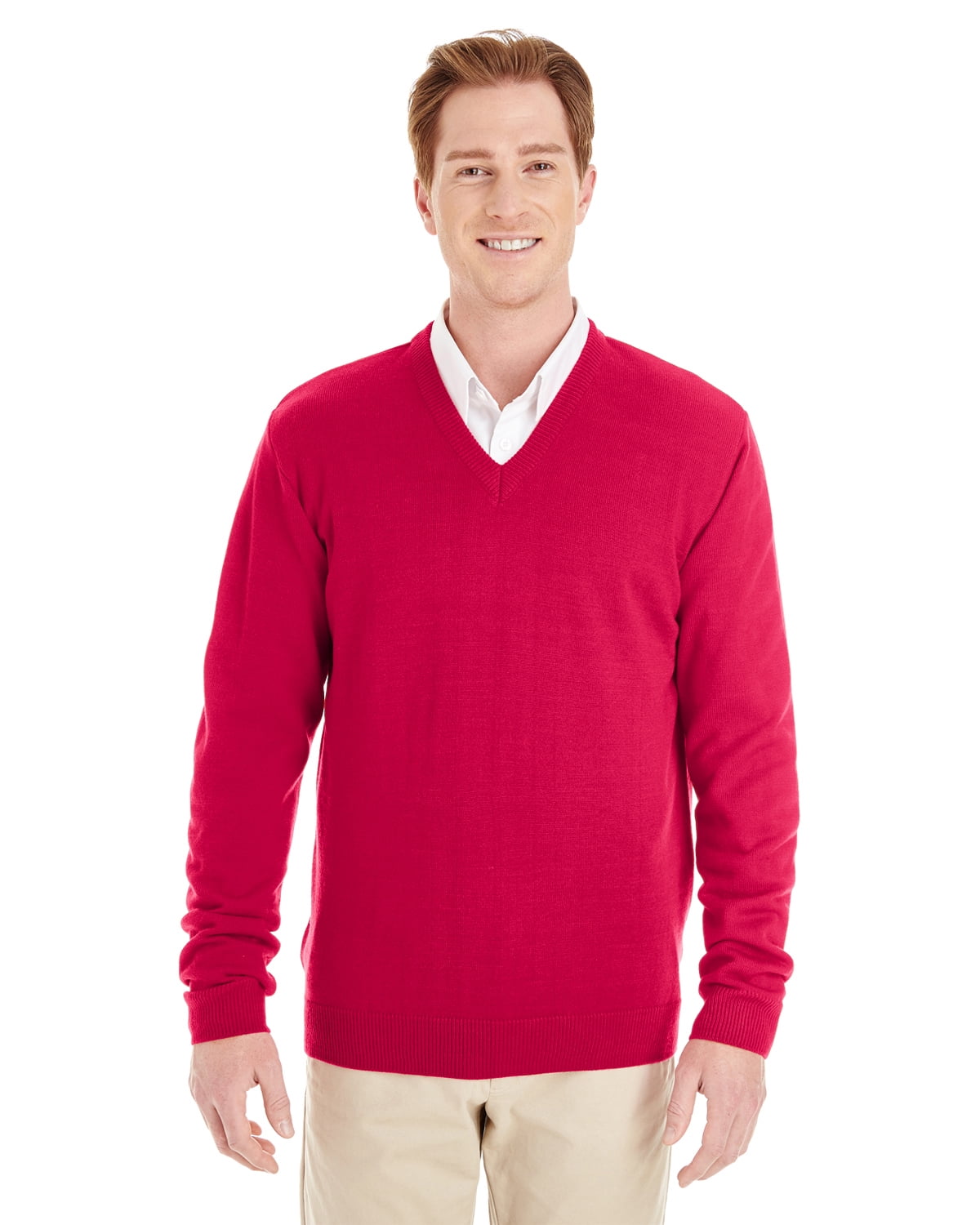 Harriton Pilbloc V-Neck Sweater (M420 