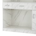 thumbnail image 4 of Reception Station with Counter, Office Register Stand Reception Area with Drawers, Vein, 4 of 8