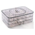 thumbnail image 3 of POINTERTECK Boîte de Rangement pour Bijoux Transparente pour Femmes Grande Capacité Boîtes à Bijoux pour Collier Boucles d'Oreilles Élastiques à Cheveux, 3 of 4