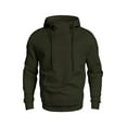thumbnail image 2 of Mens Hoodies with Pockets Pullover Fleece Lined Sweatshirts Long Sleeve Casual Solid Color Mock Neck Thermal Warm Athletic Workout Hoodie & Sweatshirt, 2 of 4