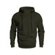thumbnail image 2 of Ceisia Warm Mens Loose Fit Solid Color Gaiter Hood Pullover Sweatshirt Gifts, 2 of 4