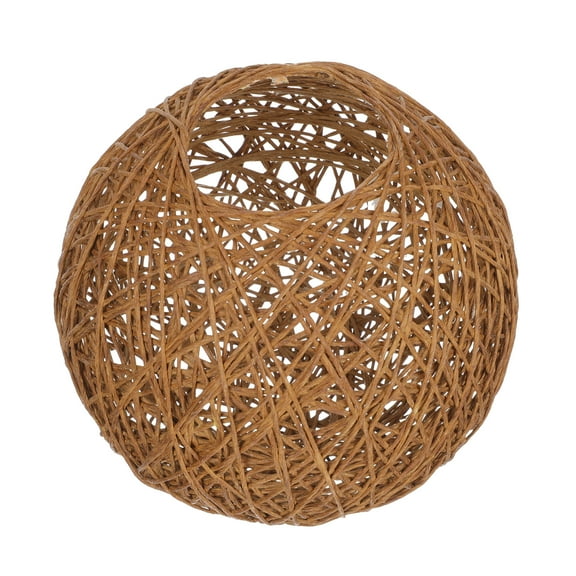 Lamp Chimney Chandelier Rattan Ceiling Light Fixtures Coffee