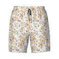 thumbnail image 5 of Rocae Floral1 for Men's Swim Trunks Quick Dry With Two Side Pockets and One Lined Patch PocketMedium, 5 of 9