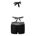 thumbnail image 2 of Gibobby Traje de Baño Sexy Bikini Bikini sexy 2023 Traje de baño Mujer Traje de baño Push Up Bikini Set Tanga Traje de baño brasileño Ropa de playa(Negro,XL), 2 of 5