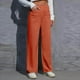 thumbnail image 1 of WILLBEST Pantalones Casuales para Mujer 2025, de Cintura Alta, Rectos, con Botones, para Trabajo y Negocios, con Bolsillos. Chica, 1 of 4