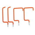 thumbnail image 4 of OUNONA 4 Pcs Hangers Bike Hook Apartment Bike Storage 20X12CM Orange, 4 of 8