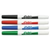 EXPO Dry Erase Markers with Plastic Pocket Sleeve, Fine Point, Assorted, 4/Set