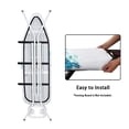 thumbnail image 4 of HELLHERO Soft Ironing Board Cover, Turtle Ironing Board Cover, Non Stick Scorch and Stain Resistant Standard Size 15x54 Inch with Elastic Edges, 4 of 5