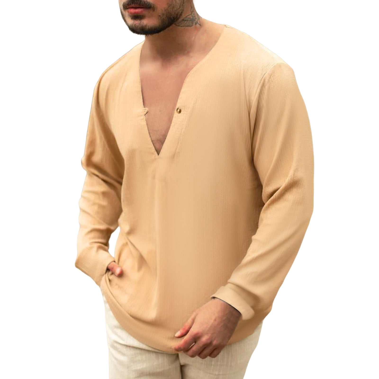 Baggy long sleeve shirts mens online